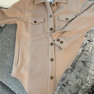 Wilfred Free The Ganna Shirt Jacket, size S, color Chasm